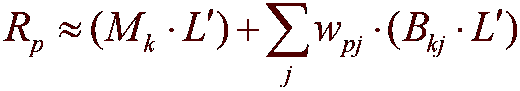 PRT rendering equation