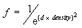 Fog-effect intensity formula