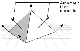 Automatic face normals