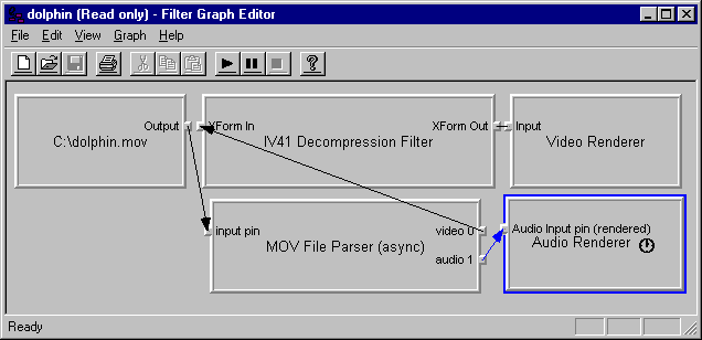 Filter Graph Editor example