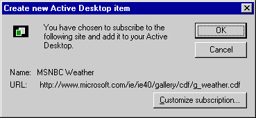 Confirmation Dialog Box