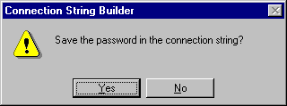 Connection String Builder dialog box in Access 97 