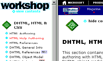 HTML Help in Web Workshop