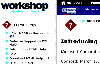 HTML Help TOC