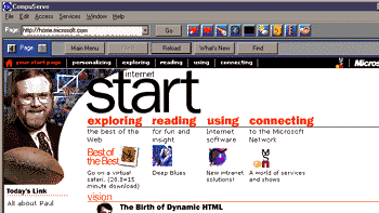 Compuserve browser screen shot