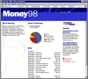 Money 98 screen shot