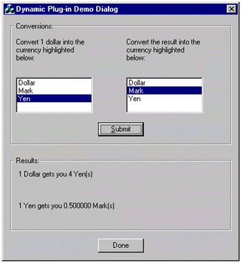 The currency conversion application