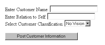 Screen shot of the UI