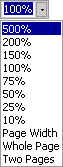 Example of msoControlDropdown constant