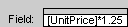 Brackets around field names in an expression