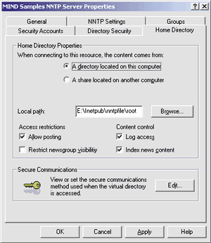 Figure 9: Home Directory