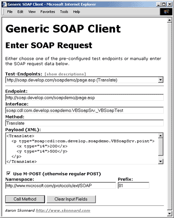 Figure 1: Generic SOAP Client