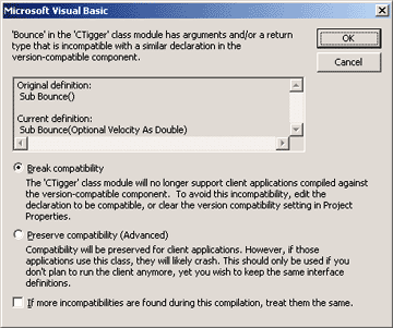 Figure 3 Incompatibility Detection