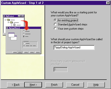 Figure 11 Building a custom wizard