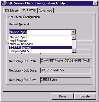 Figure 24: Network Library Support