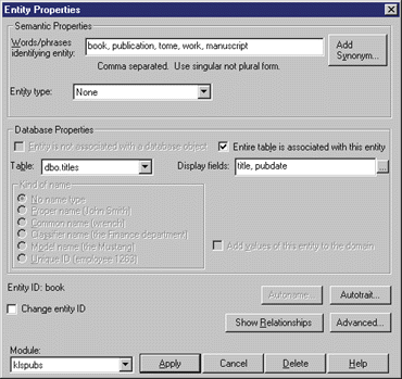 Figure 7: Book Property Page