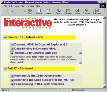 Figure 13: Creative ComboText Use