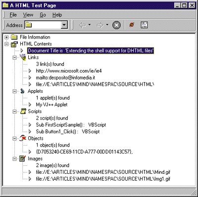 Figure 1: Dynamic HTML Browser