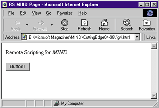 Figure 4: Remote Scripting Page