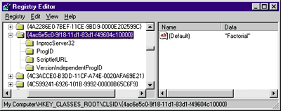 Figure 5: Information Stored in Registry Editor