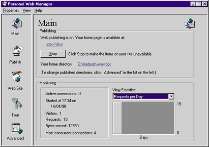 Figure 9: Updated Personal Web Server