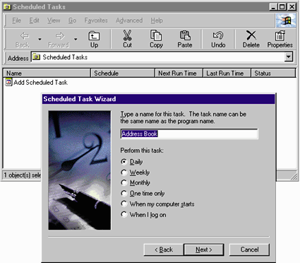 Figure 12: Task Scheduler