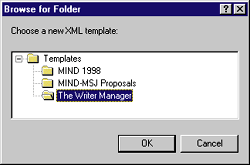 Figure 9: Template Selections