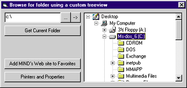 Figure 16: Using a Custom Tree View