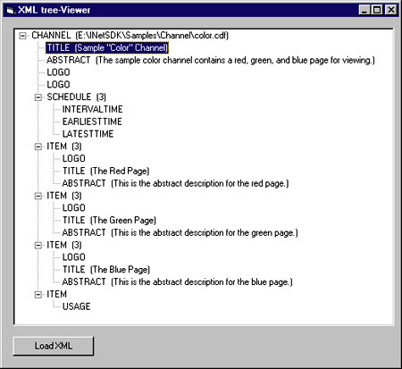 Figure 17: XML Tree Viewer