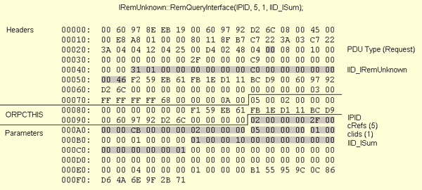 Figure 15 IRemUnknown Request Packet