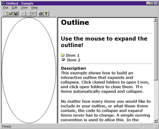 Figure 1: Hosting DHTML