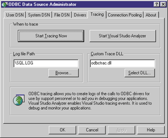 Figure 6: ODBC Traccing