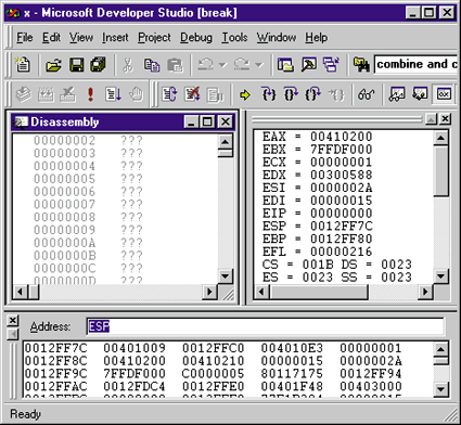 Figure 2 A NULL Pointer Fault