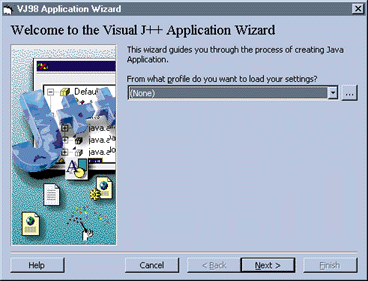 Figure 2: The Application Wizard