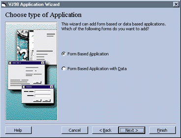 Figure 3: A Form Based Application