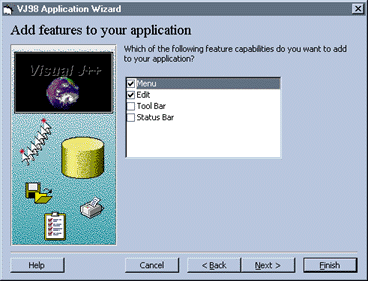 Figure 4: Adding Menu and Edit Controls