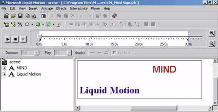 Figure 1: Adding Text Objects to a Scene