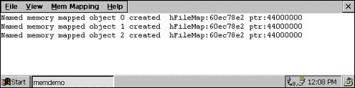 Figure 7 Named Memory-Mapped Objects