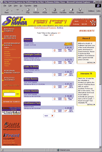 Figure 10: Buying on Action Game