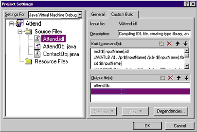 Figure 5: Project Settings