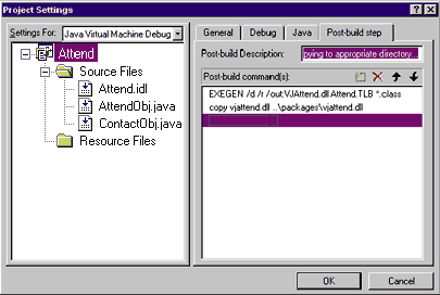 Figure 6: Post-build Commands