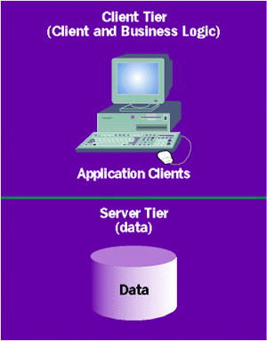 Figure 1  Two-tier Architecture