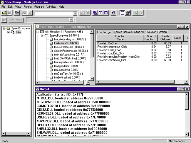 Figure 5: NuMega TrueTime