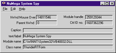 Figure 7: System Spy