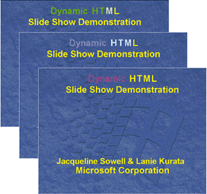 Figure 2: Color Cycling in Text 