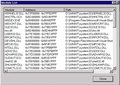 Figure 12 Module List