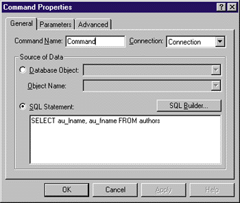 Figure 6: Command Properties