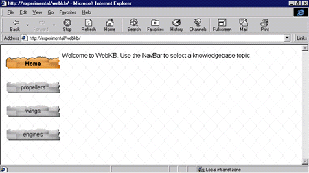 Figure 6: Using PageNavBar and Site Diagram