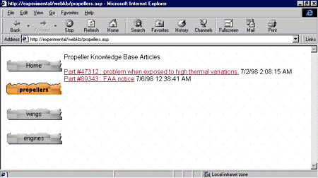 Figure 6: Using PageNavBar and Site Diagram