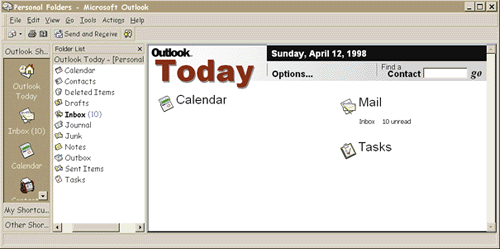 Figure 5: InternetExplorer_Server in Outlook